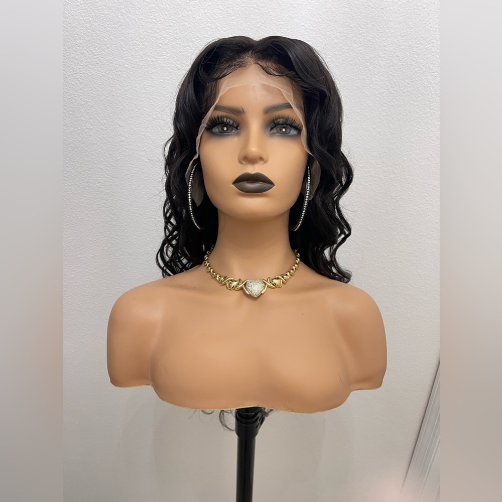 24” Transparent Lace 13x4 Full Frontal, Virgin Human Hair Wig